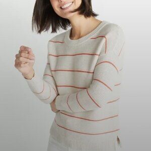 Marine Layer Nina Crewneck Sweater Size XS Oatmeal